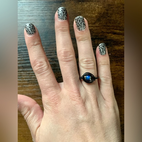 Goth Mood Handcrafted Ring - Picture 4 of 6